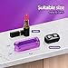 DUBSTAR Pill Cutter Splitter for Small and Tiny Pills, Multiple Pill Cutters for Small or Large Pills, Adjustable Pill Splitter with Centering Device and Blade Guard for Multi Tablets (Purple)