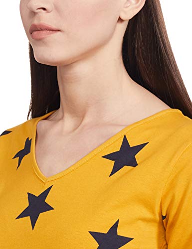 Image of A.T.U.N. (ALL THINGS UBER NICE) Women's Cotton Relaxed Fit Sleepwear Set | Tees with Shorts Set