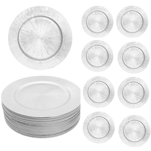 Platos cargadores redondos conjunto de 50 piezas miniatura 1