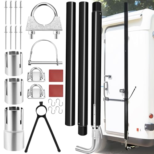 BSTGEKELY 44461 RV Generator Exhaust Extension Kit RV Generator Exhaust Venting System 44461 for Most RV Exhaust Systems
