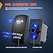 Nilight Off Road Lights Rocker Switch Led Light Bar 5 Pin Laser On SPST Switches 20A/12V 10A/24V Blue with Jumper Wires Set for Cars Trucks Boats ATVs UTVs RVs