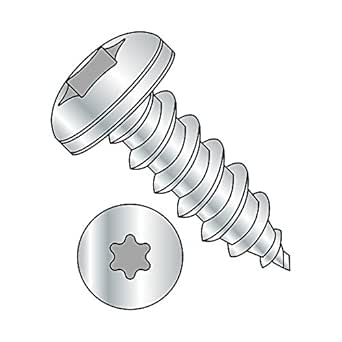 Small Parts Steel Sheet Metal Screws - #6-20 Thread Size, 3/4 Length (Pack Of 100)