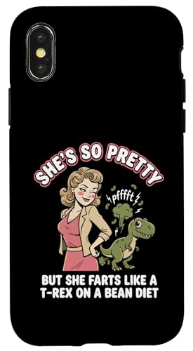 She's So Pretty But She Like A T-Rex On A Bean Diet �X�}�z�P�[�X iPhone X/XS �p