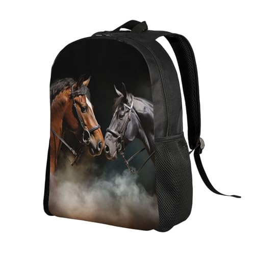 Mochila impermeable para senderismo con estampado de caballos miniatura 2