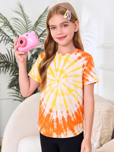 Image of Haloumoning Girls Short Sleeve T Shirts 5-14 Years