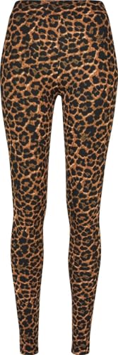 Urban Classics Ladies’ Soft darkleo Leggings Donna Leggings Marrone S 85% Poliestere, 15% elasthane