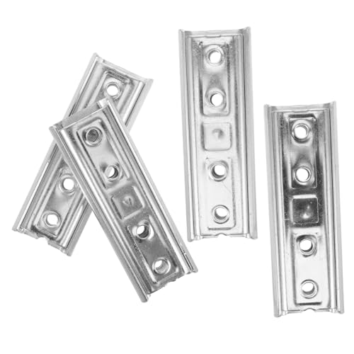 Ciieeo 2 Piezas Inserciones De Muebles Pegatina De Papel para Suelo En Miniatura De La Estufa a Prueba De Estufa De Cerradura De Puerta Galletas Conectoras Planchar Silver
