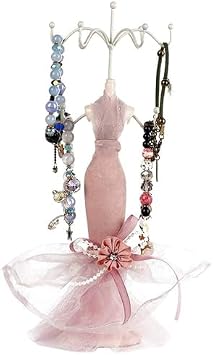 Mannequin High Heeled Shoes Jewelry Display Rack, Compact & Durable Jewelry Organizer for Earrings, Necklaces, and Bracelets, Decor Great Gift Idea!