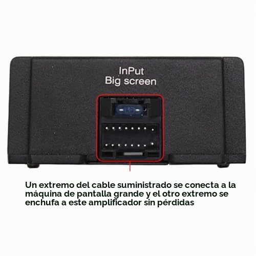 Amplificador para Automóvil de 4 Canales, Amplificador de Potencia 80Wx4 con Transformador de Cobre Puro para Audio Mejorado, Conexión Plug and Play, Compatible con la Mayoría