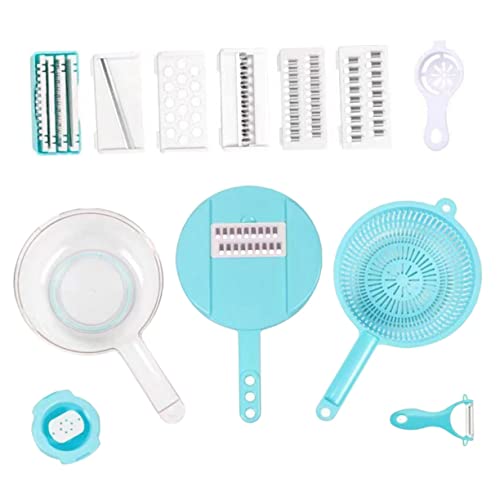 Set Cortador Manual de Vegetales con Mango Antideslizante