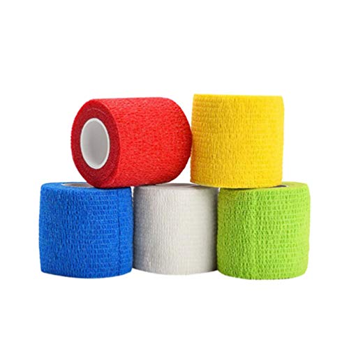Balacoo 5 rollen zelfvasthoudend bandage elastische niet-geweven huisdier letsel wrap tape enkelverstuikingen zwelling… - Image 7