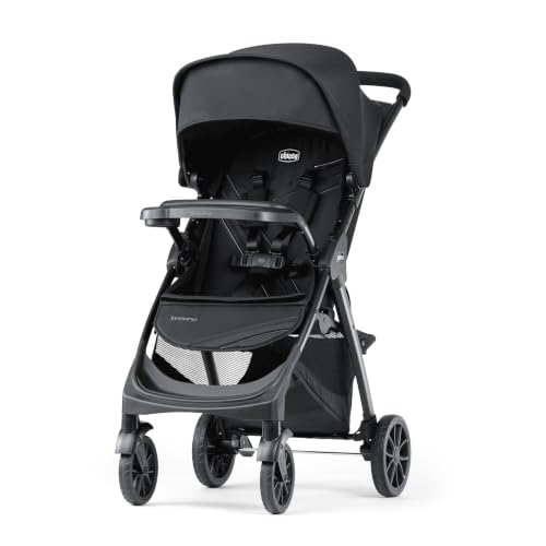 Chicco Bravino Lightweight Compact Stroller w/ 1-Hand Fold