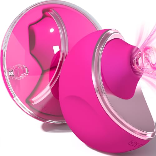 Clit Nipple Sucker Sucking Vibrator for Woman with Discreet Dust-Proof Case Suction Women Couples Adult Sex Toys Female Small Silent Clitoral Stimulator with 10 Modes YUKZEN Vibrador para Mujer