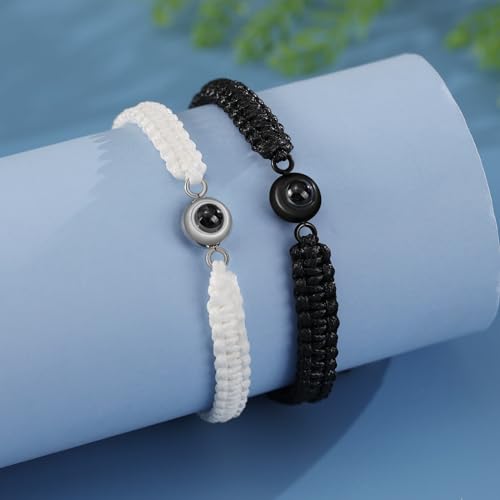 Jewelstruck Bracelet with Picture inside Custom Picture Bracelet Personalized Photo Projection Customized Picture Memorial Gifts for Women Men4