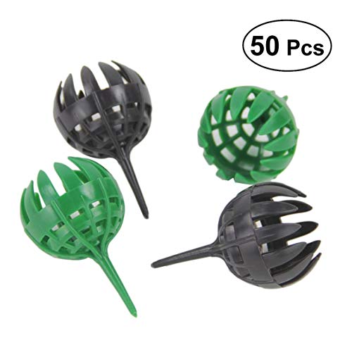 Dasket 50 PCS Size S Baskets Plants Bonsai Fertiliser Grow Fertilizer Container Gardern Tool