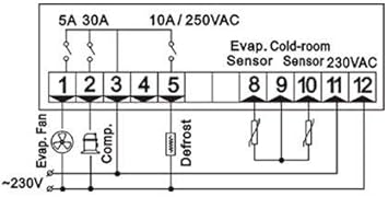 Thermostat Electronic Refrigerator Freezer Temperature Controller
