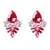 TEMPNAP Pendientes de Mujer en Aleación Diseño de Gota de Agua Dorados, Delicados y Brillantes, Ideales para Banquetes de Boda y Compromisos