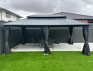 PURPLE LEAF Alu Pavillon 3.65 x 5.45 m