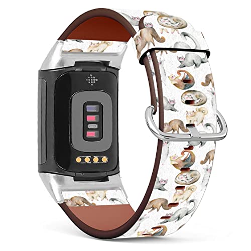 MINGDAO Fitbit Charge 5�Ή� ���t�����U�[�����p�o���h (���킢���L��-Wb29)