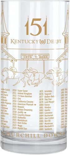 2025 Official Mint Julep Glass (12oz) Pack of 4