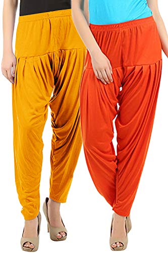 Image of Buy That Trendz Patiala Salwar for Women Relaxed Fit Viscose Patiyala Salwar Harem Bottom Pants