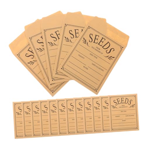 HORIALENCE 60個封式 用可能な 子信封 小 ペーパーパケット 硬貨 用 納エンベロ