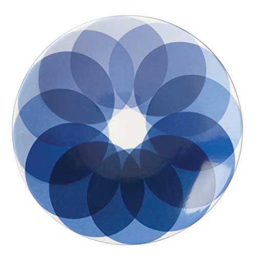 Lenox Blue Technic Pinwheel Accent Plate, 1.05 LB