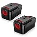 2Pack HPB18 3.6Ah 18V Replacement for Black and Decker Battery, Battery for B&D HPB18-OPE 244760-00 A1718 FSB18 FEB180S A18 FS18FL