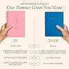 Undated Weekly Planner Minimalist Weekly Planner Notebook for Work, Home & Daily Writing | Simple Matte Notes for Goals, Appointments & Productivity, Elegant Cardstock Pages, Green