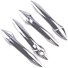 beler 8Pcs Exterior Chrome Smart Door Handle Cover Trim Fit for Hyundai Elantra Sedan Avante 2012-2016