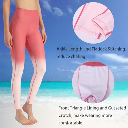 Image of Ubestyle UPF 50+ High Waist Women's Swim Pants Swim Leggings Swimming Tights Rash Guard Pants Sun Protective