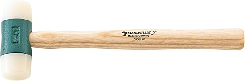 Miniatura 1 de Stahlwille 70171027 Martillos de nylon con cabezas intercambiables de nylon a prueba de golpes Vestamid y mangos de nogal, suave, 1.063 in de