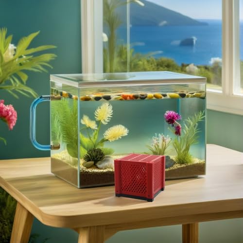Boîte de filtration pour aquarium Mobestech | 4 cubes de purification vides - 8