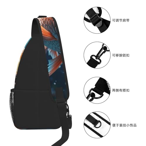 Mochila tipo bandolera pequeña para mujer y hombre miniatura 7
