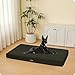 HMTOPE Orthopädisches Hundebett, 10cm Dicke Hundekissen für Grosse Hunde, Abnehmbar und Waschbar Hundematte, rutschfeste Unterseite, Wasserdichtes Innenfutter, 120 cm, Olivgrün