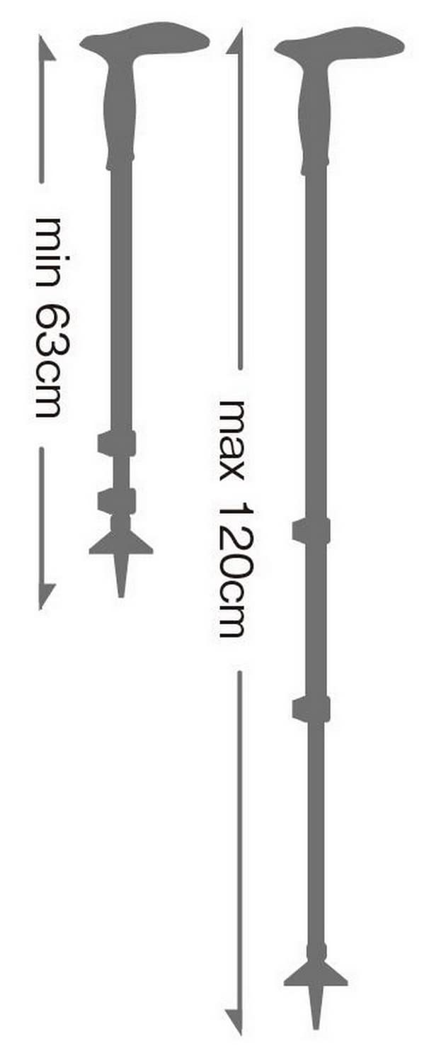 Bastoncini Da Trekking Leki Wanderfreund Makalu - Regolabili, Alluminio, Per Escursionisti - Foto 9