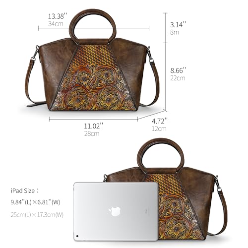 Bolso Satchel para Mujer con Asa Superior y Correa miniatura 6