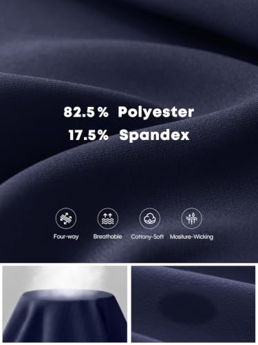 Yaqi Verse Women's Full Zip Up Workout Jacket, Slim Fit Lightweight Yoga Running Athletic Gym Sports Jacket with Thumb Holes-Blue-XL — view 6