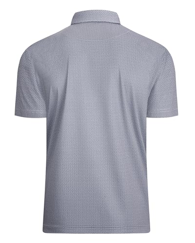 Image of Damipow Premium Golf Shirts for Men Dry Fit Performance Polo Short Sleeve Collared Shirt