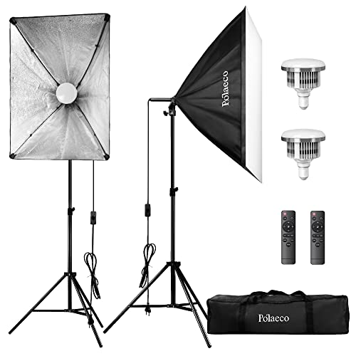 Softbox LED Potaeco Set Luci Fotografico Kit