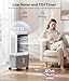 EXNOS 3-in-1 Portable Evaporative Air Cooler - 2000 CFM Swamp Cooler with 6.6-Gal Dual Tank & 4 Ice Packs, Remote Control, 12H Timer, Oscillating Cooling Fan That Blows Cold Air for Large Room, Office