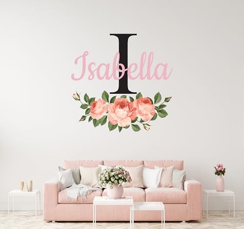 Vinilo Decorativo Flores Personalizado 15x13 Pulgadas miniatura 2