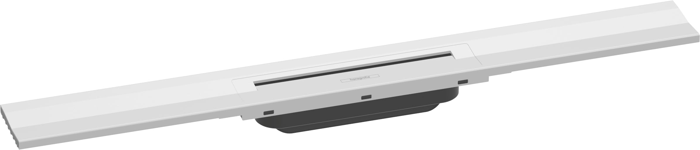 Hansgrohe Caniveau de douche RainDrain Flex – 700 mm, Siphon Dryphon, blanc mat