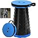 Taburete Retráctil,Taburete de Camping,Taburete Plegable de Viaje,Silla Plegable Ligera,Taburete Plegable Portátil al Aire,Ajustable Taburete Telescópico Ligero para Camping,Jardín,Pesca,Barbacoa