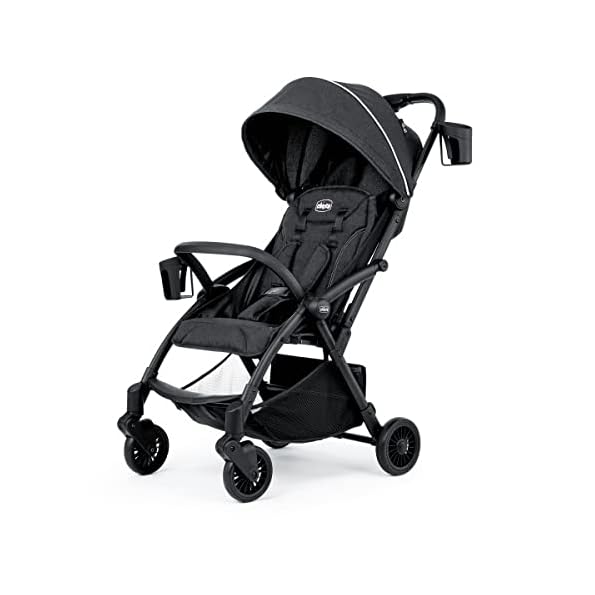 Chicco-Presto-Self-Folding-Compact-Stroller-with-Canopy-Lightweight-Aluminum-Frame-Umbrella-Stroller-for-Babies-and-Toddlers-up-to-50-lbs-GraphiteGrey