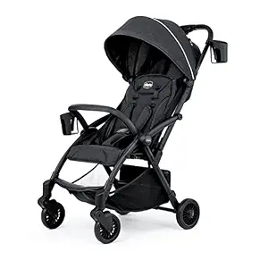 Chicco Presto Self-Folding Lightweight Baby Stroller - Graphite/Grey