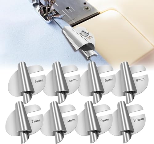 Set de 8 Pies para Dobladillo Enrollado para Máquina de Coser