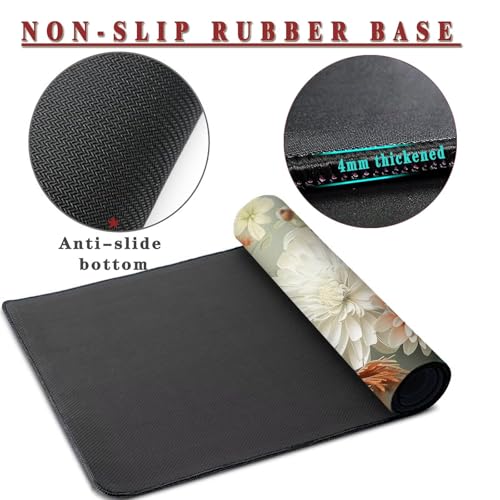 Sous main bureau à bords cousus protecteur pour stopper les rayures de table