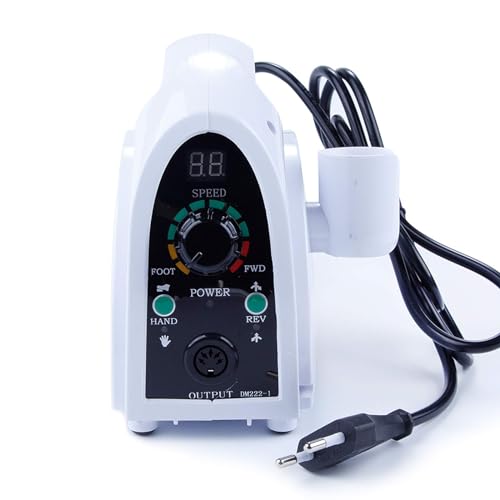 IxapA Taladros Eléctricos para Uñas De Manicura - Brocas para Uñas Acrílicas, Kit De Juego De Pedicura Eléctrico Portátil, Lima De Uñas con Pulido para Uso En Salón En Casa, 35000