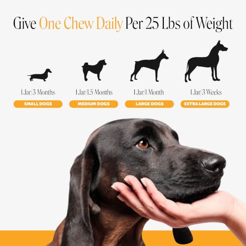 Image of Pet Honesty Dog Allergy Chews - for Paw Licking, Itching & Seasonal Allergies - with Colostrum, Probiotics & Salmon Oil - Vet Recommended Itch Relief Supplement for Dogs (Peanut Butter, 90 Ct)